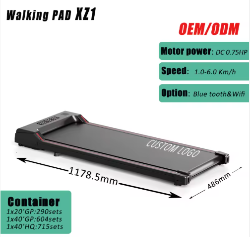 Smart Mini Desk Treadmill for Home Gym Use Electric with Portable Walking Pad for Bluetooth No Handle for User Convenience